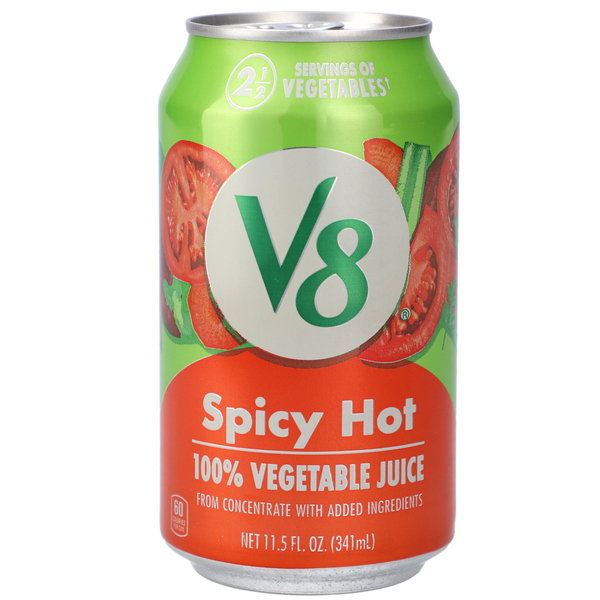 V8- מיץ ירקות טבעי 340 מ"ל