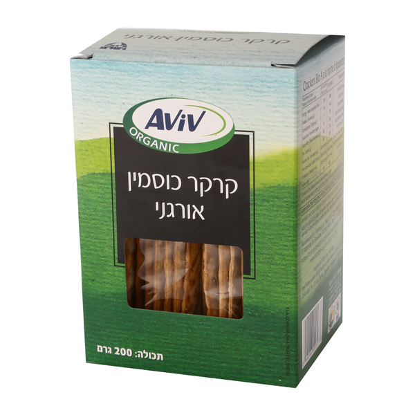 קרקר כוסמת אורגני 20 - מידע תזונתי
