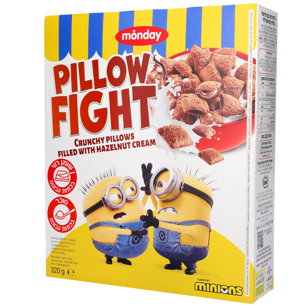מונדיי כריות דגני בוקר PILLOW FIGTH 320 גרם