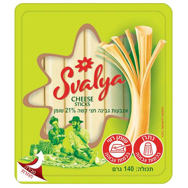 אצבעות גבינה 21% שומן 140 גר
