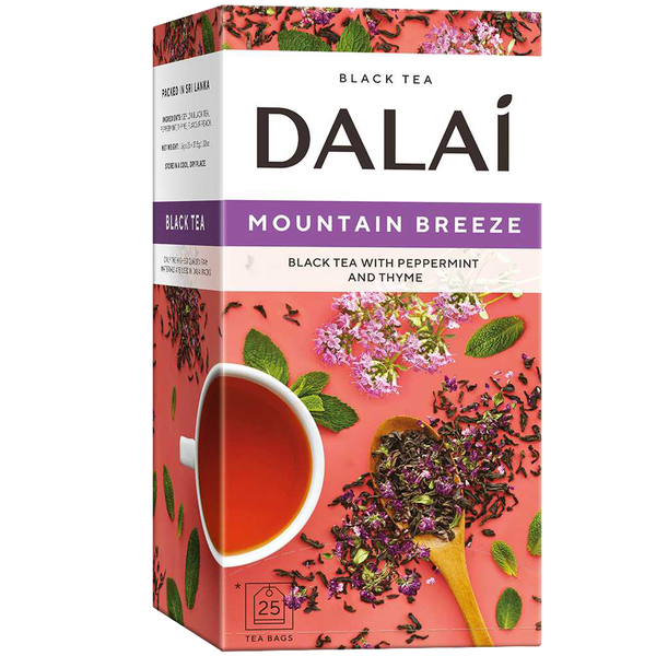 תה שחור ''Mountain Breeze'' עם מנטה וטימין