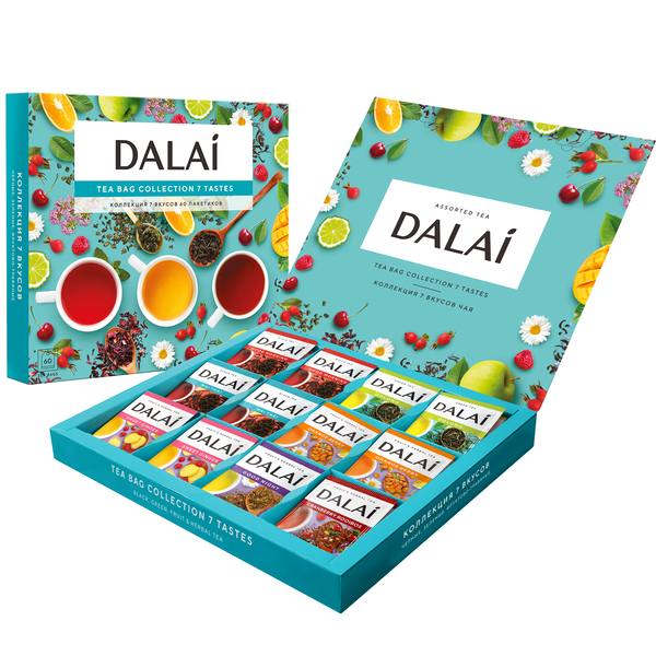 תה ערכת מתנה 7 סוגים 60 שק TEA BAG COLECTION