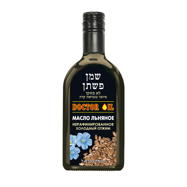 דוקטור אוייל - שמן פשתן 350 מ"ל