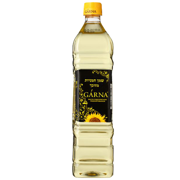 שמן חמניות מזוכך 850 מל GARNA