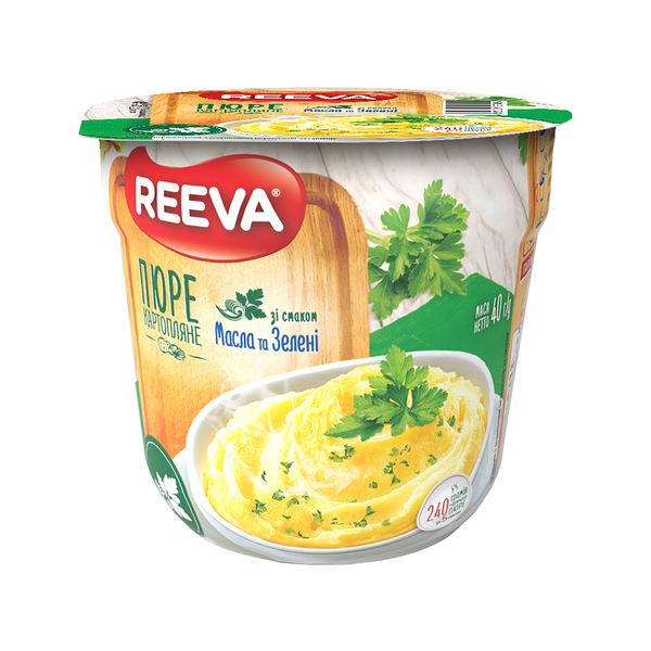 פירה תפוא בטעם עוף 40 גר REEVA