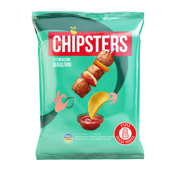 ציפס בטעם שישליק 70 גר Chipsters