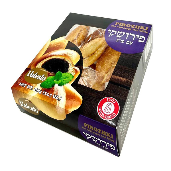 מאפה פירושקי במילוי פרג 360 גרם VALESTO