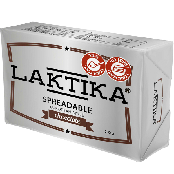 ממרח מחמאה בטעם שוקולד 200 גר LAKTIKA