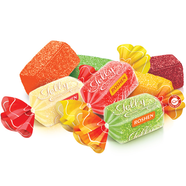 סוכריות ג'לי בטעם פירות 1 ק"ג רושן JELLY