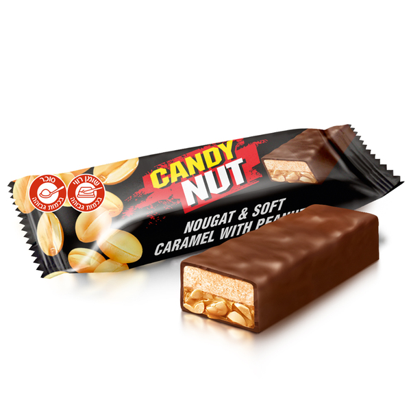 חטיף נוגט רושן קרמל עם בוטנים 1ק"ג CUNDY NUT
