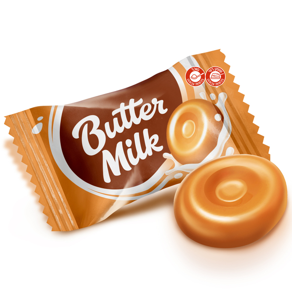 רושן סוכריות חמאה חלבי מלוח 1 קג BUTTER MILK