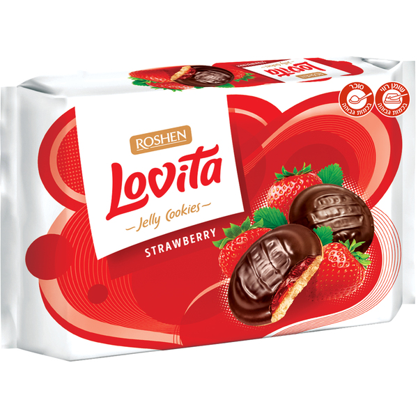 עוגיות תות שדה  420  גר LOVITA