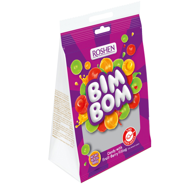 רושן סוכריות  בטעם פירות "BIM BOM"  (468גר)