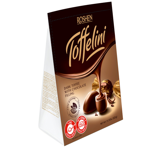 סוכריות טופי רושן במילוי שוקולד  325 גר TOFELINI