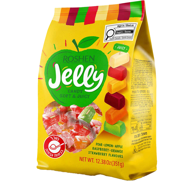 סוכריות ג'לי בטעם פירות 351 גרם רושן JELLY