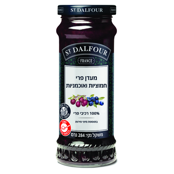 מעדן פרי - חמוציות ואוכמניות 284 גרם