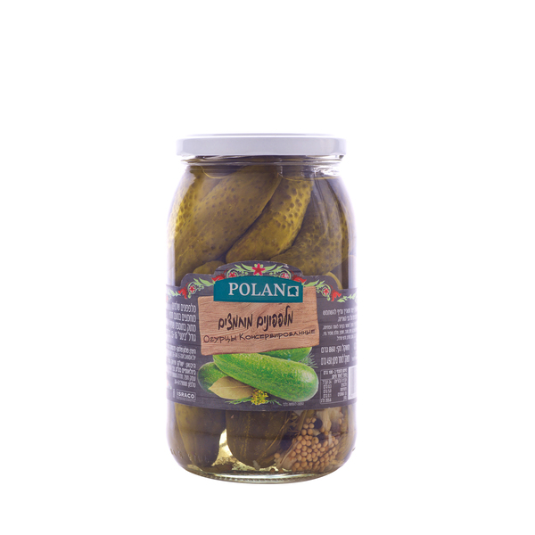 שימורי מלפפונים מוחמצים 860 גר POLAN