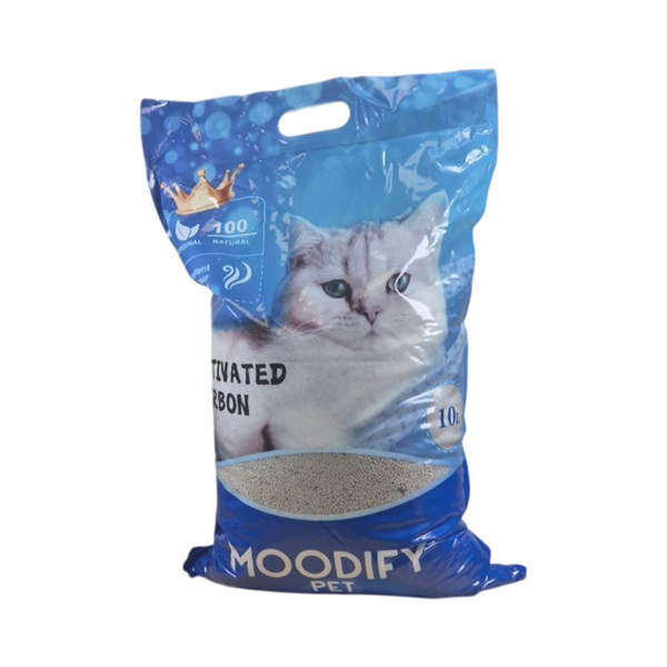 מודיפיי Moodify חול לחתולים מתגבש בתוספת פחם פעיל – 10 ליטר