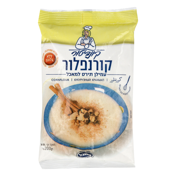 קורנפלור גלעם 200 גר - מידע תזונתי