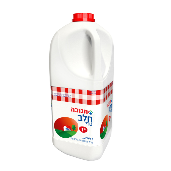 חלב תנובה טרי כד 2 ל %1