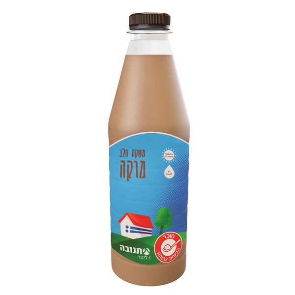 משקה מוקה בבקבוק 1 ל'