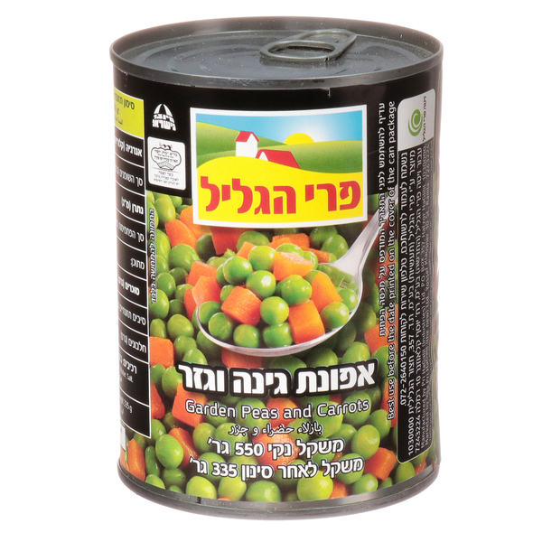 אפונה וגזר A2  פרי  גליל*