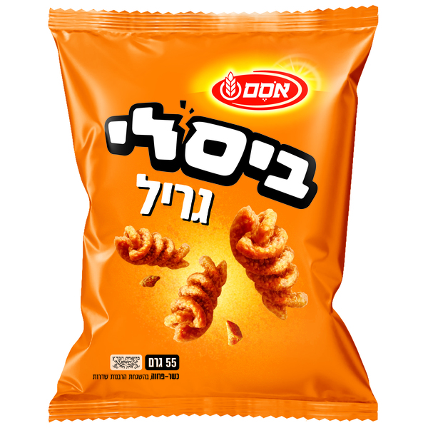 ביסלי חטיף גריל אסם 55 ג'