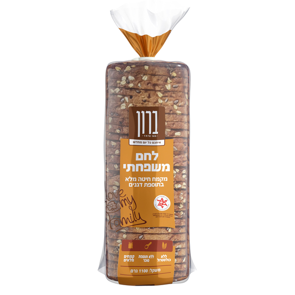 לחם משפחתי עם דגנים
