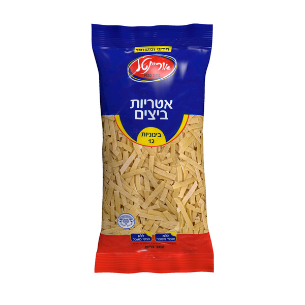 אטריות ביצים 12 200 - מידע תזונתי