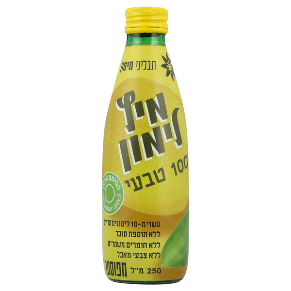 מיץ לימון 100% טבעי - מידע תזונתי