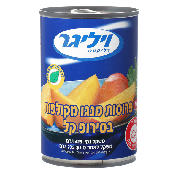 ערכים תזונתיים לפתן מנגו ויליגר 400