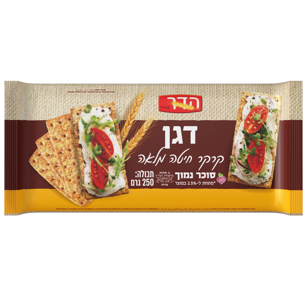 קרקר דגן ללא סוכר הדר 250 גרם