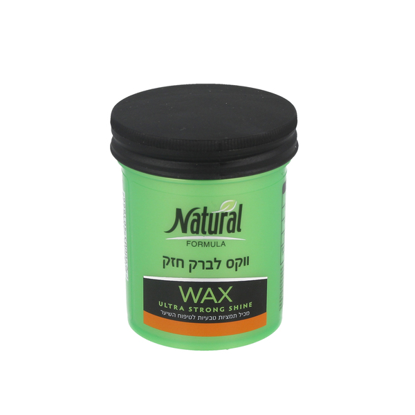 נטורל פורמולה - ווקס לשיער לברק חזק 120 מ"ל