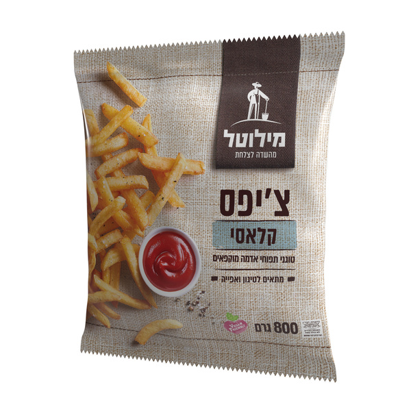 צ'יפס משפחתי מילוטל 800 גרם