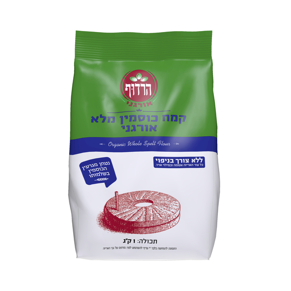 קמח כוסמין מלא אורגנ - מידע תזונתי