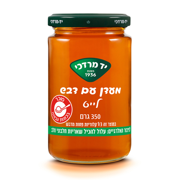 דבש לייט 350 גר - מידע תזונתי