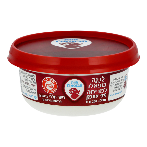 לבנה בופאלו למריחה 9% שומן 250 גרם