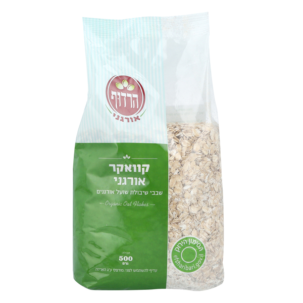 ערכים תזונתיים קוואקר אורגני הרדוף