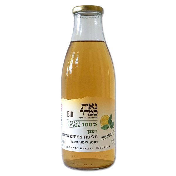 נאות סמדר, חליטת צמחים לימון נענע אורגני, 1 ליטר