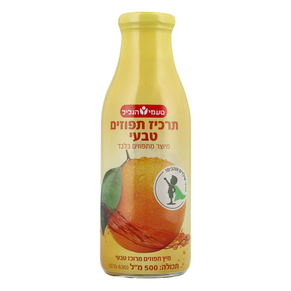 תרכיז תפוזים טבעי 500 מל