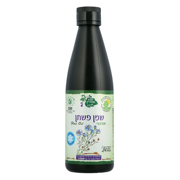 שמן פשתן אורגני 400 מל