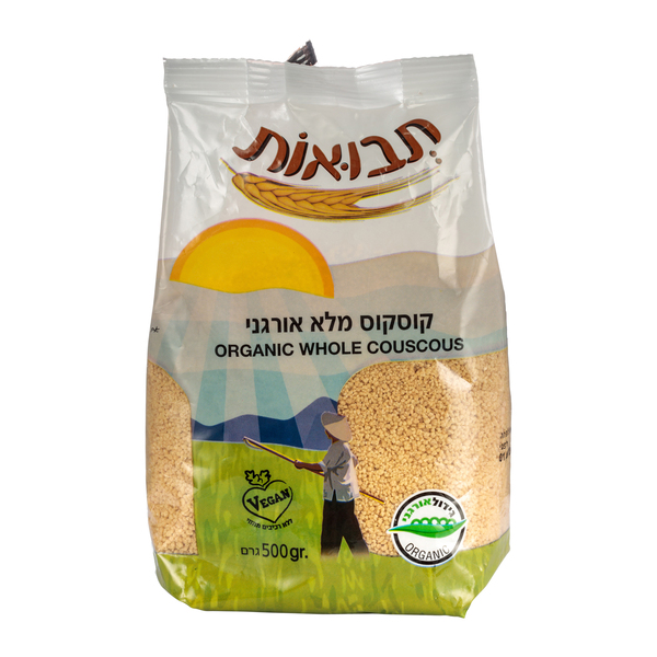 קוסקוס אורגני 500 גר - מידע תזונתי