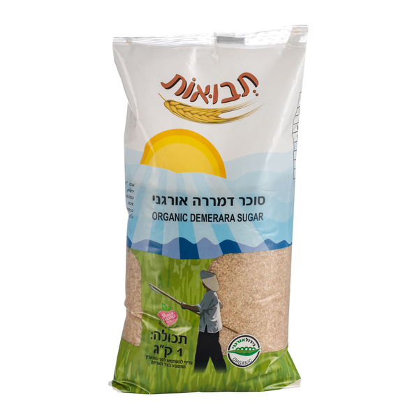 סוכר דמררה אורגני 1 - מידע תזונתי
