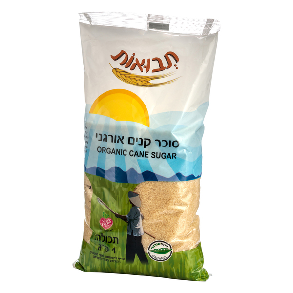 ערכים תזונתיים סוכר קנים אורגני 1 ק