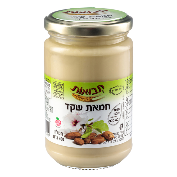 ממרח שקדים טבעי 300 - מידע תזונתי