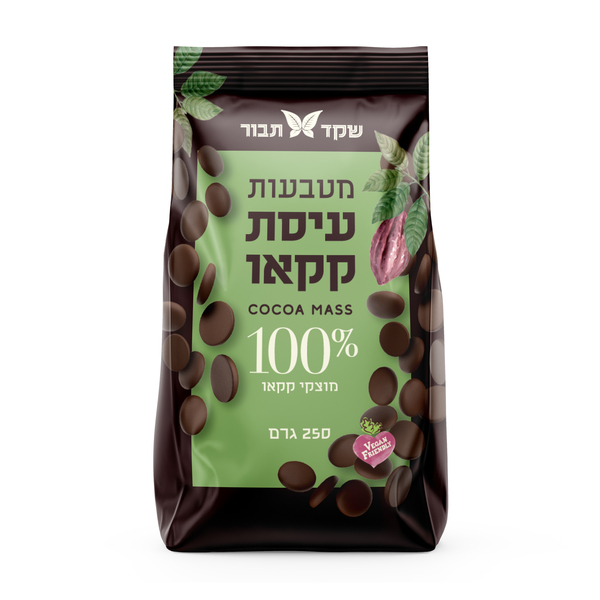 שקד תבור עיסת קקאו 250 גרם
