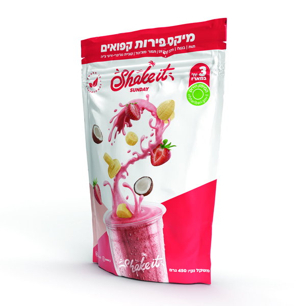 שייק איט - מיקס פירות קפואים Sunday - ורוד