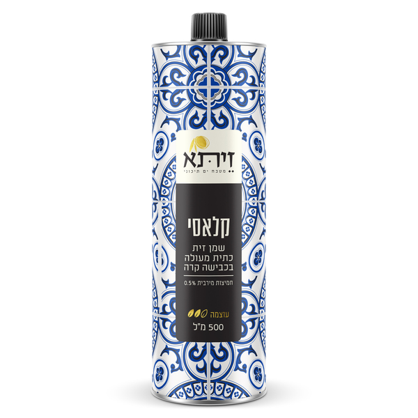 זיתא שמן זית כתית מעולה בפח - 500 מל