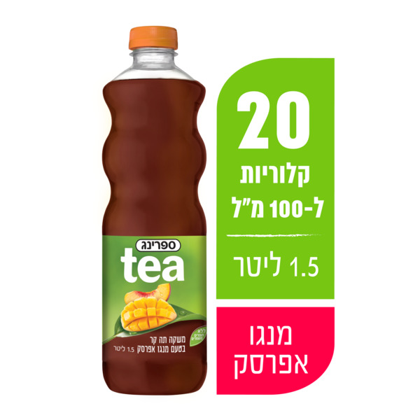 ספרינג תה מנגו אפרסק 1.5 ל'