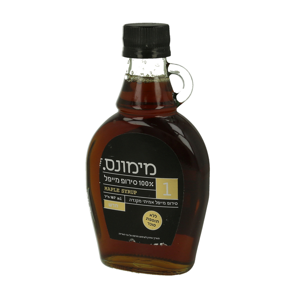 סירופ מייפל אמיתי 10 - מידע תזונתי